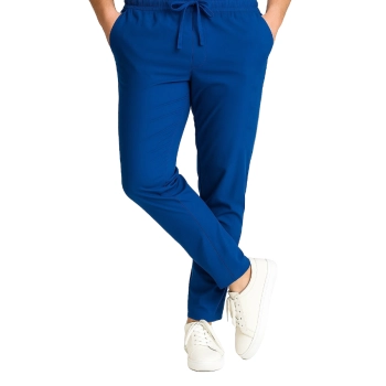 Spodnie z trokiem bawełna 100% chabrowe roz. M